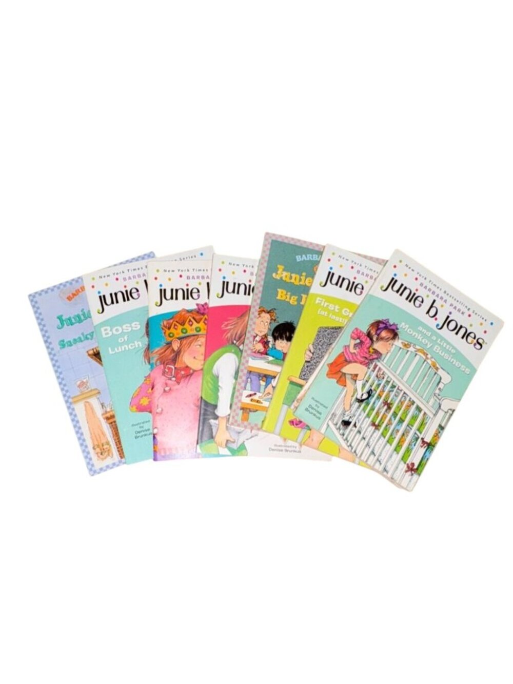 Junie B. Jones 8 Piece Book Lot Author-Barbara Park-Childrens Novels-GUC